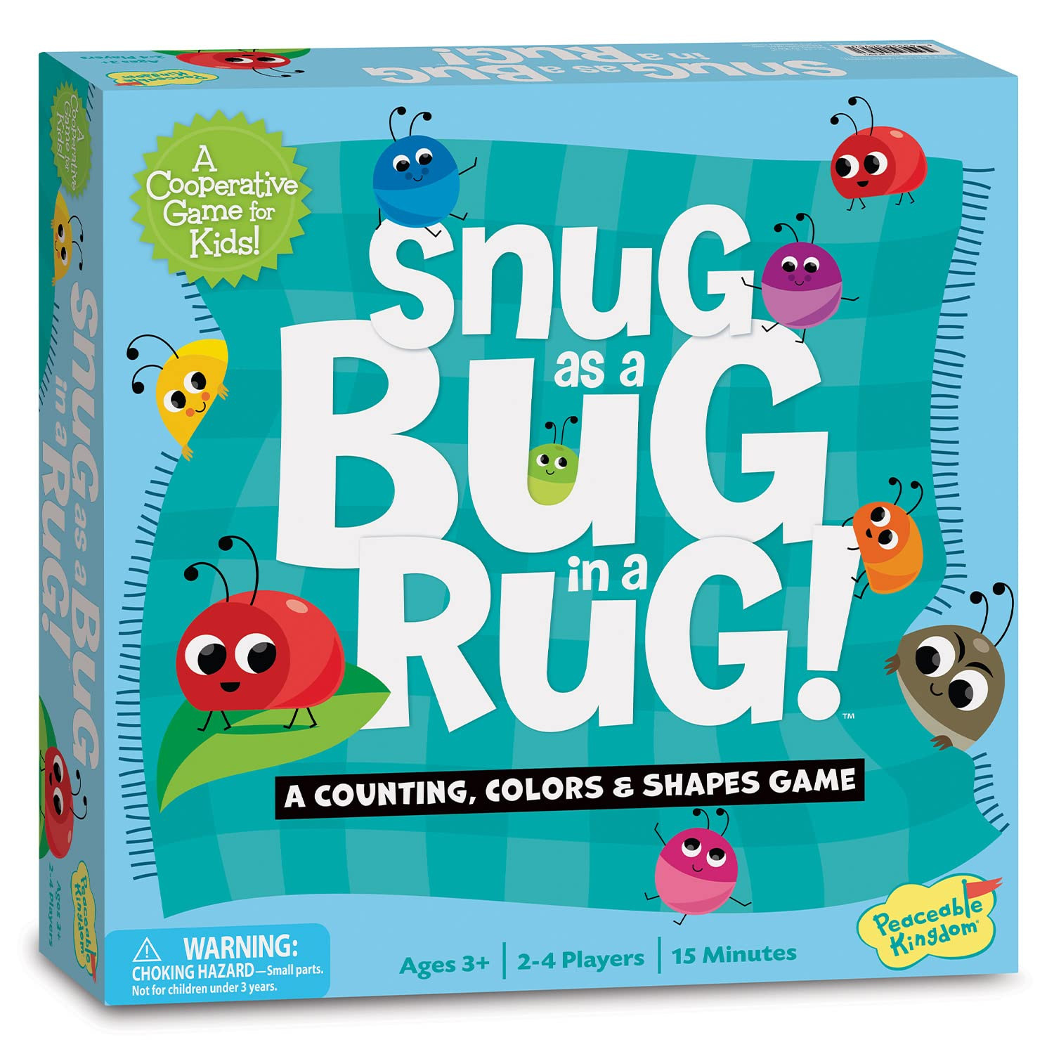 Peaceable Kingdom Snug as a Bug in a Rug Award Winning Cooperative Preschool Skills Builder Game ... | Amazon (US)