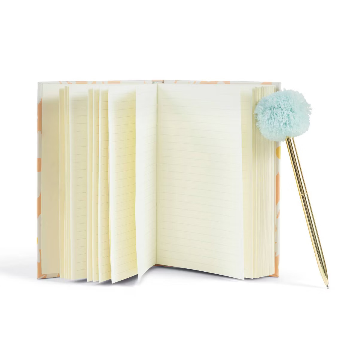 5"x7" Stationery Gifts Journal and Pom Pen Set Floral | Target