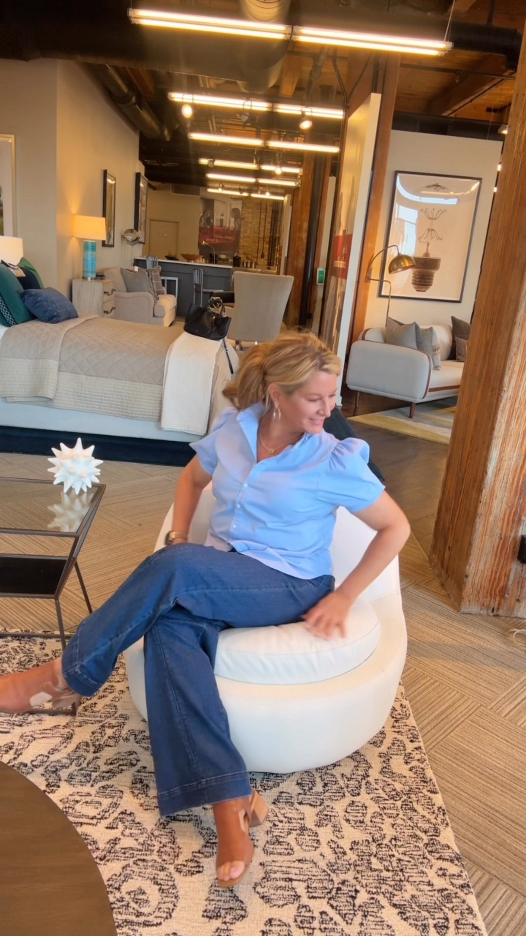 Don’t mind me. Just spinning on some cute chairs.  Here are my spring links .the shoes are so comfortable. I wear them all the time! 

#LTKMidsize #LTKWorkwear #LTKShoeCrush