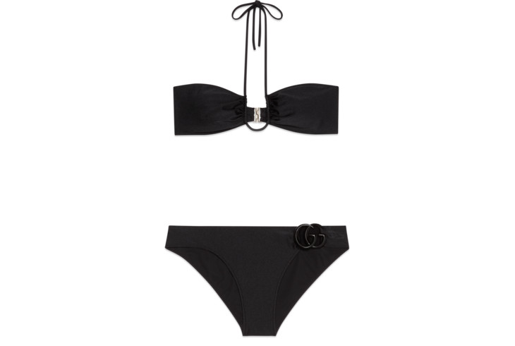 Gucci Sparkling jersey bikini with Double G | Gucci (US)