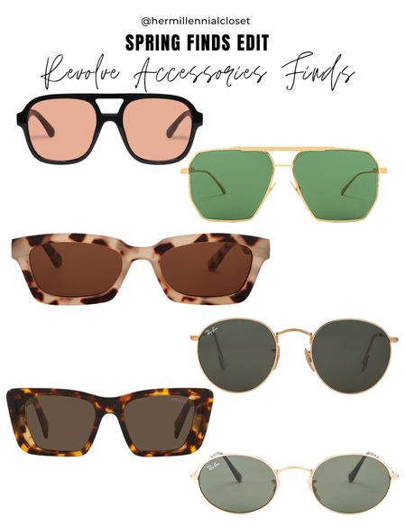 REVOLVE ACCESSORIES FINDS-SUNGLASSES EDITION

#LTKSeasonal #LTKstyletip