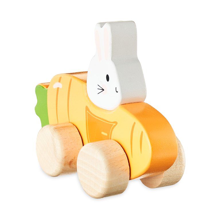 Way to Celebrate Easter Wooden Bunny Car Toy Basket Stuffer Easter Novelty | Walmart (US)