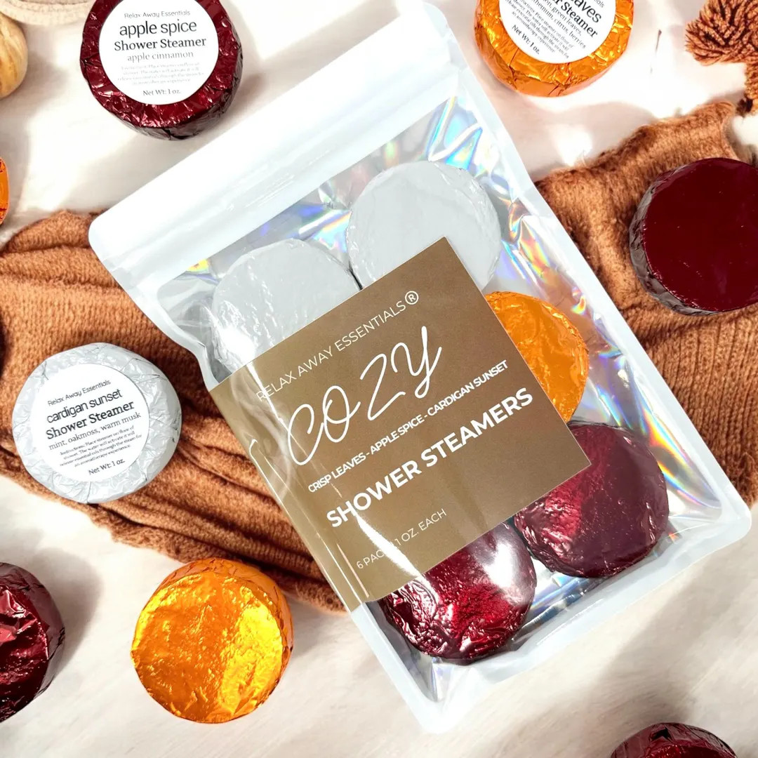 Cozy Shower Steamers 6 Pack - Fall Shower Steamers - Comfort Gift - Aromatherapy - Fall - Gift fo... | Etsy (US)