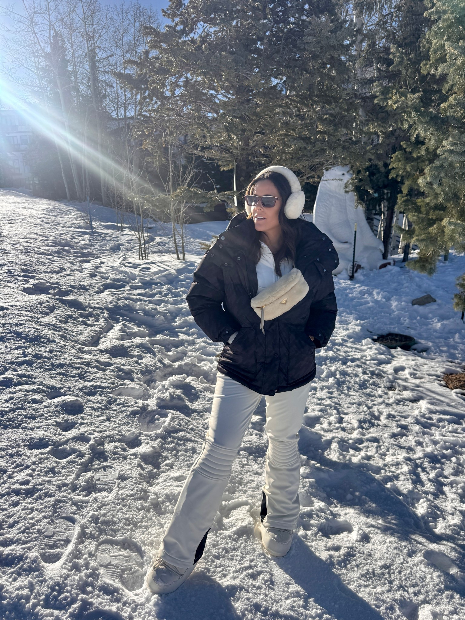 Bluebird ski day! Changed my boots for après! 

#LTKSeasonal #LTKActive #LTKSaleAlert