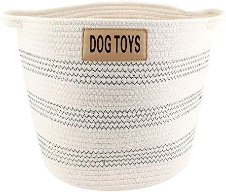 Midlee Dog Toy Rope Cotton Basket | Amazon (US)