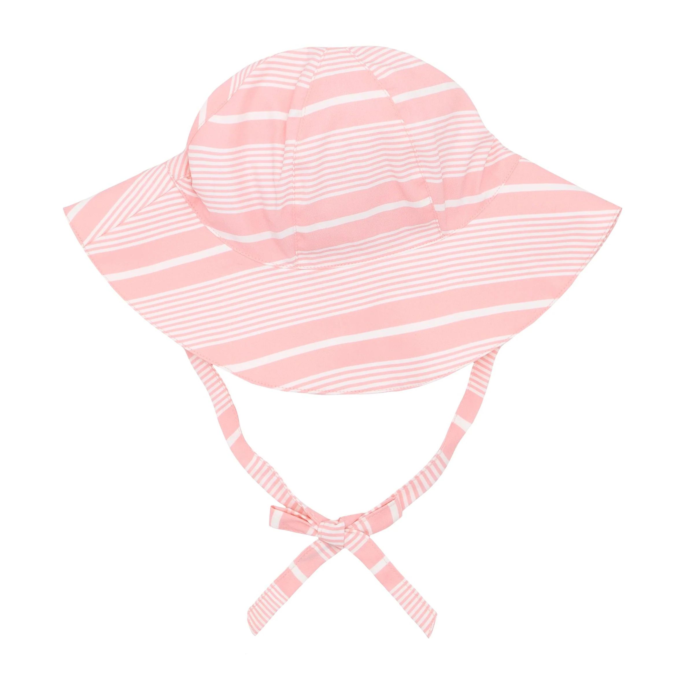 baby sorbet pink stripe sun hat | minnow