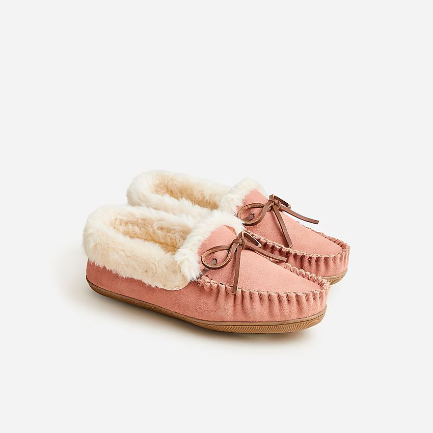 J.Crew: Lodge Moccasins In Leather For Women | J.Crew US