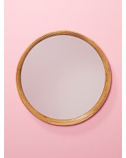 26x26 Cane Framed Wall Mirror | HomeGoods