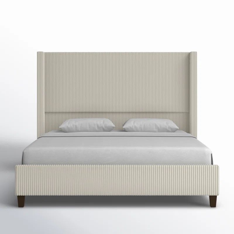 Dunwoody Upholstered Wingback Platform Bed | Wayfair North America