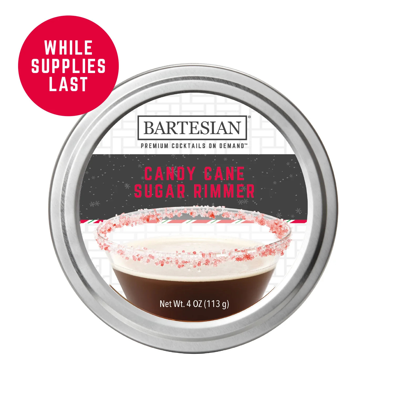 Candy Cane Sugar Cocktail Drink Rimmer | Bartesian