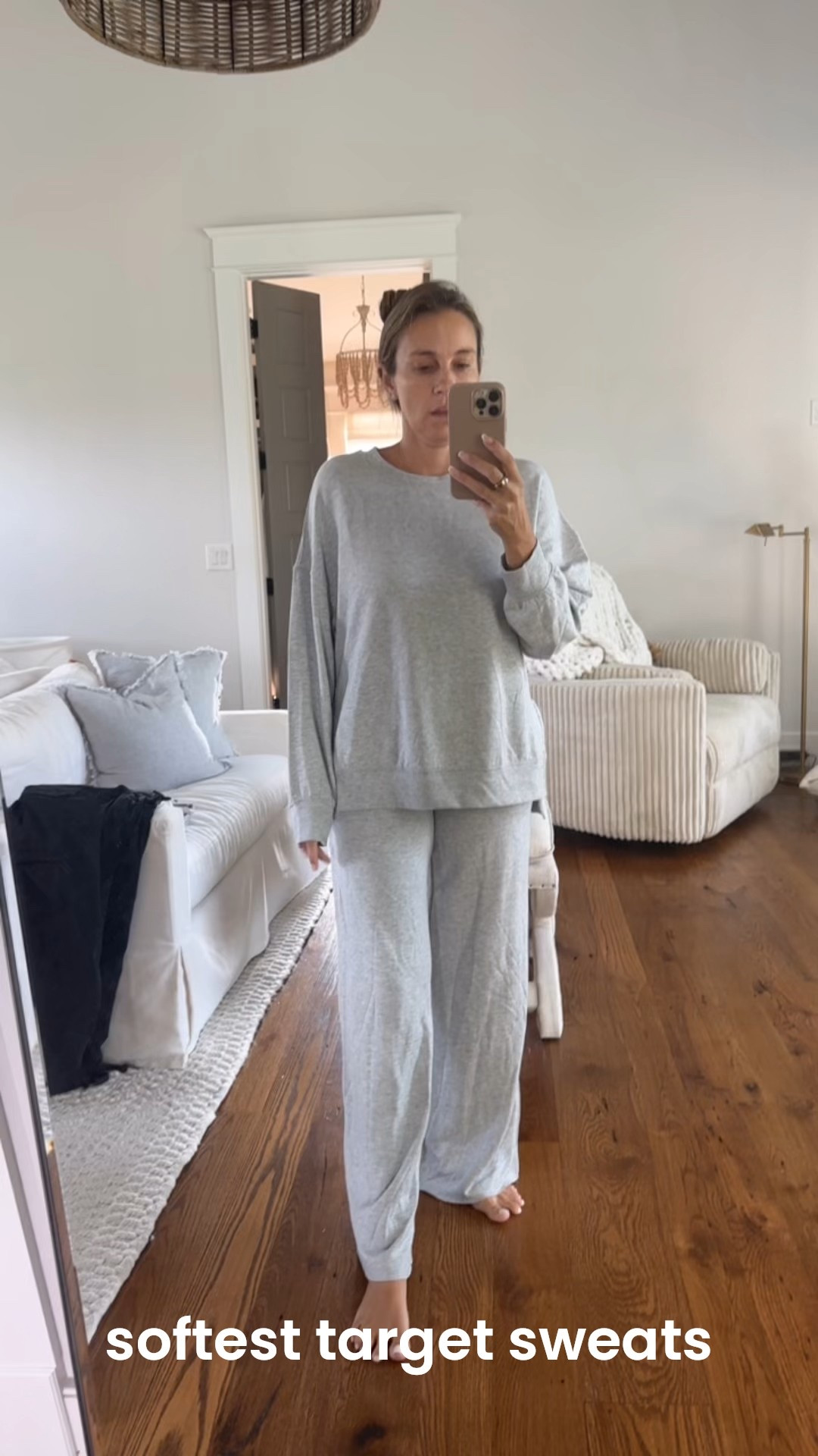 Softest sweats ever from Target. Only $25 and as good as Lululemon 🙌🏼 wearing small in top and XS in bottoms. So comfy and perfect for fall travel!

#LTKOver40 #LTKFindsUnder50 #LTKSeasonal