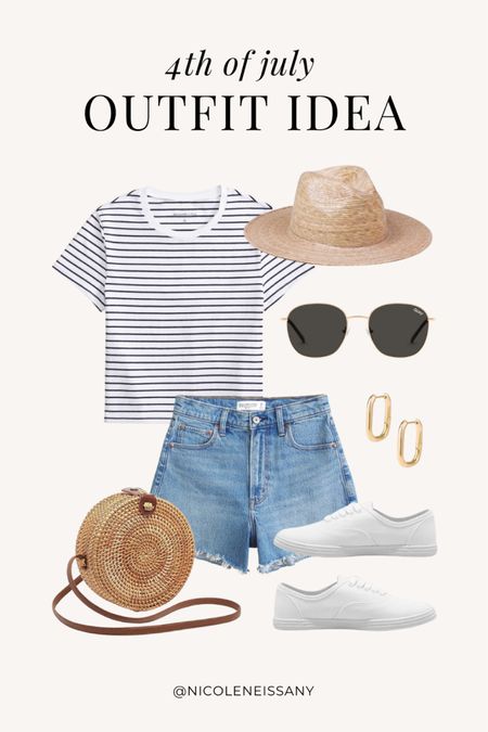 Neutral 4th of July outfit idea

// 4th of July outfits, July 4th outfit ideas, July 4th outfits, Independence Day outfit, Independence Day outfits, bbq outfit, backyard party outfit, summer outfit, vacation outfit, beach outfit, resort outfit, resort wear, casual summer outfit, brunch outfit, casual date night outfit, striped t-shirt, striped tee, cropped t-shirt, straw hat, sun hat, denim shorts, rattan purse, round rattan bag, white sneakers, canvas sneakers, summer shoe trends, gold square hoop earrings, round sunglasses, Revolve, Petal and Pup, Gap, Nordstrom, Revolve, Abercrombie, Amazon fashion, neutral outfit, neutral fashion, neutral style, Nicole Neissany, Neutrally Nicole, neutrallynicole.com (6/13)

#LTKShoeCrush #LTKFindsUnder100 #LTKFindsUnder50 #LTKSaleAlert #LTKStyleTip #LTKHome #LTKSeasonal #LTKItBag #LTKParties #LTKTravel