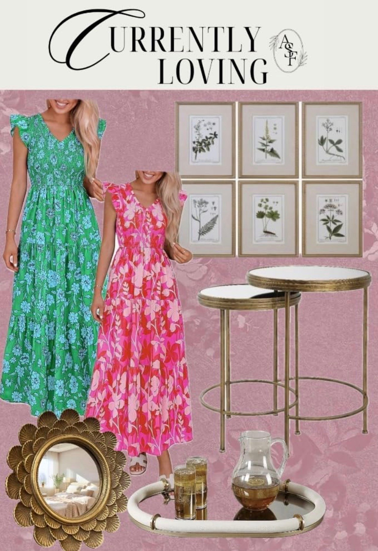 Loving these floral dresses and chic wall art perfect for a cozy Southern home. #HomeInspo #FloralFavorites

#LTKHome #LTKWorkwear
