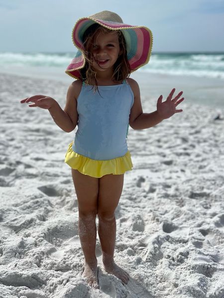 Beach babe in TBBC swimsuit 🏖️

#LTKkids #LTKswim #LTKfindsunder100