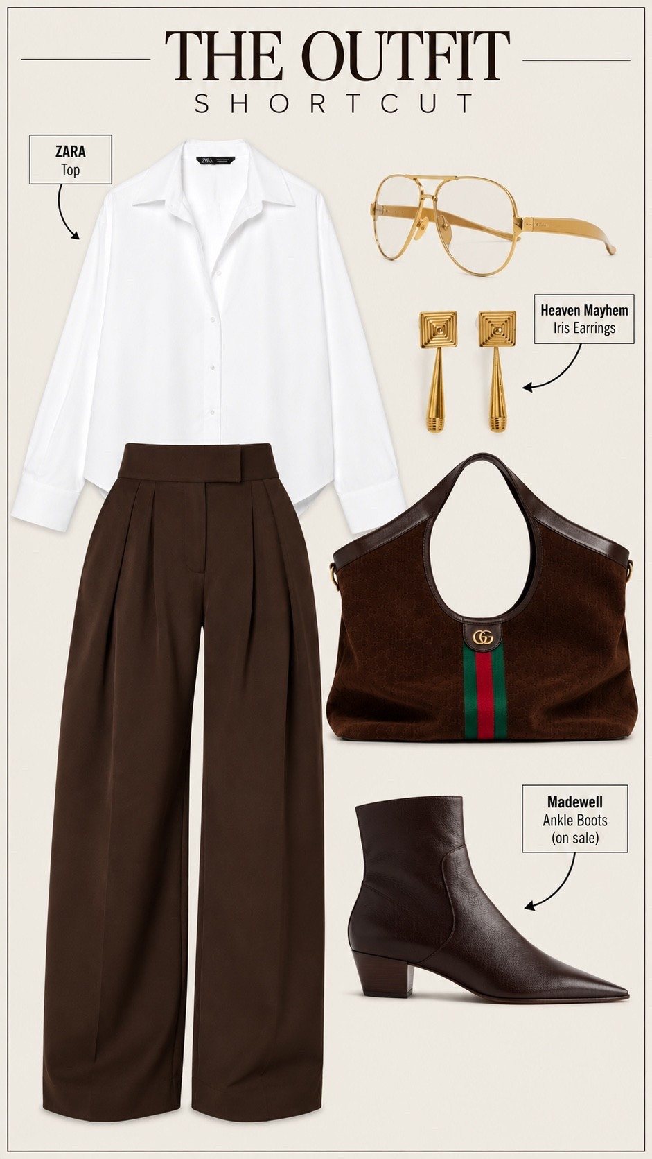 Such a polished outfit. You wear this you’ll look super classy.￼I love the way these pants hit the waist. Also, the boots are on sale and I own them. They are super comfortable and a great price. I like how the earrings are giving a vintage vibe ￼￼￼￼

#LTKWorkwear #LTKOver40 #LTKSaleAlert