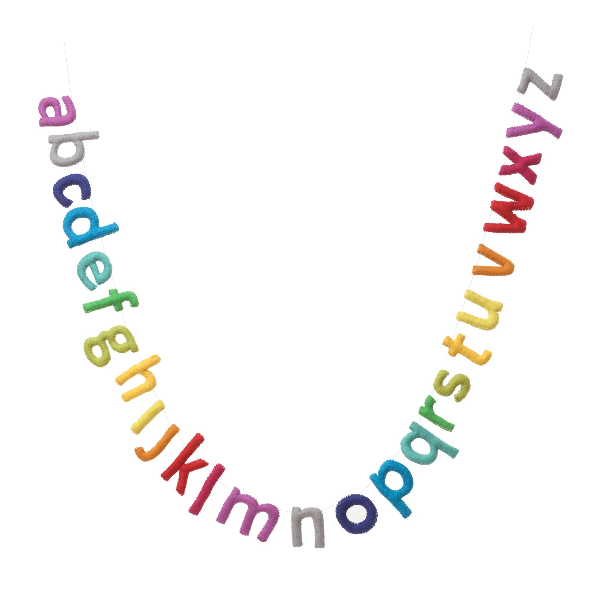 Glaciart One Alphabet Garland - Natural Handmade Wool ABC Letters - Decorative Wall Decor for Cla... | Amazon (US)
