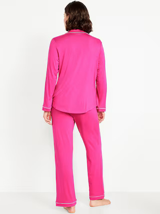 Sunday Sleep Knit Jersey Pant Set | Old Navy (US)