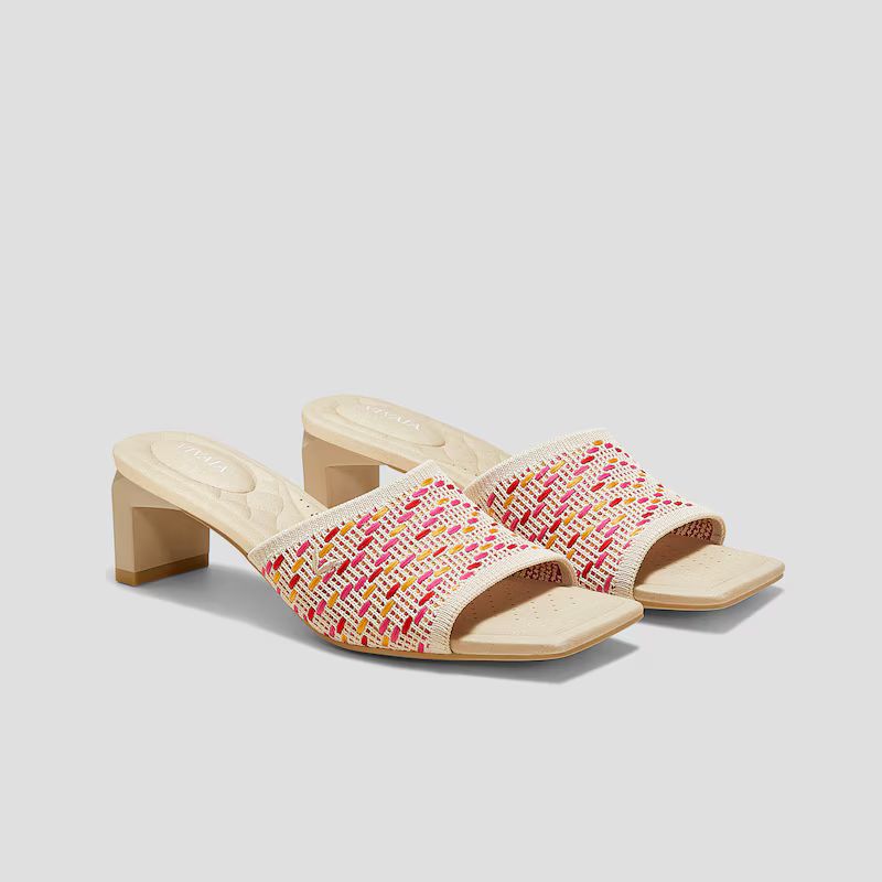 Square-Toe Block Heel Sandals (Juliet Pro) | VIVAIA