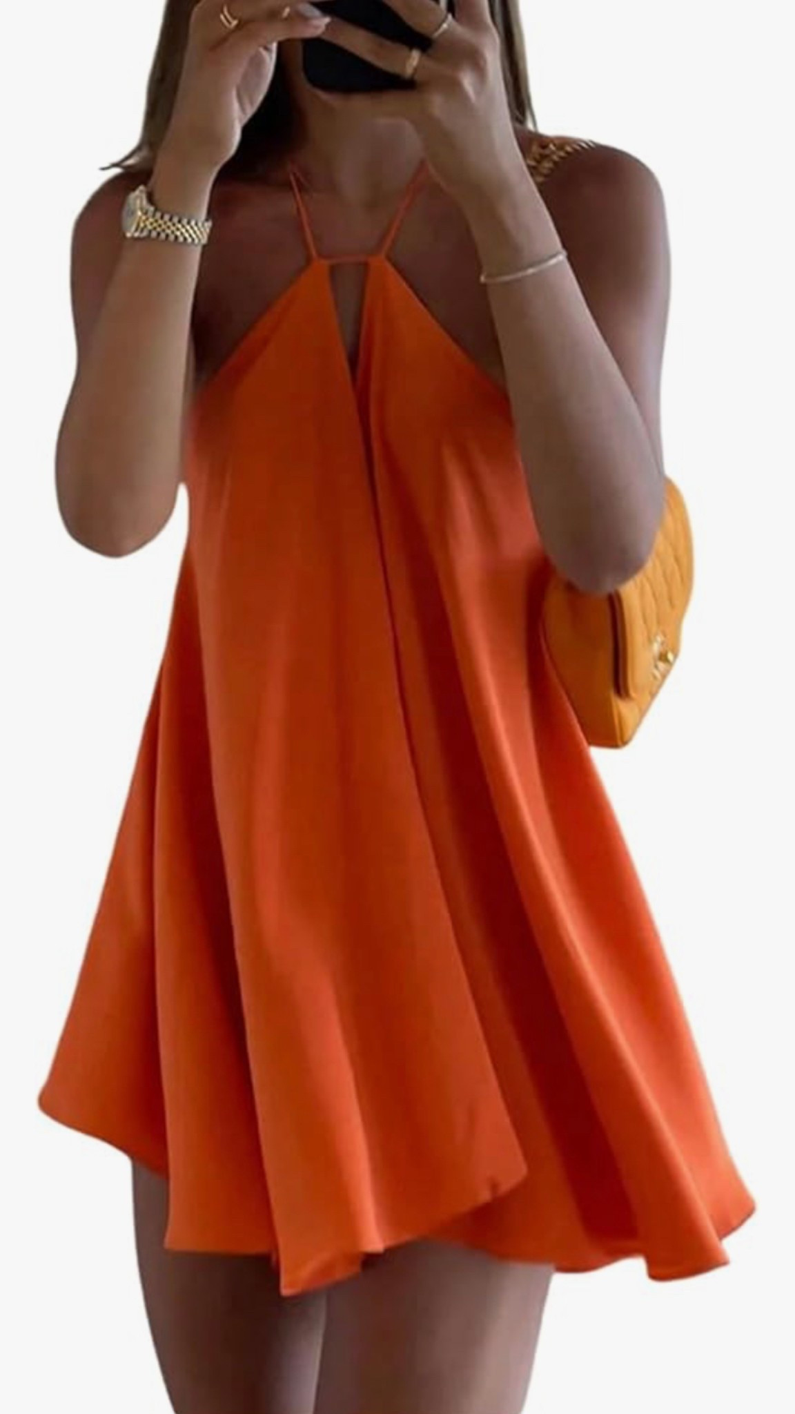 Love a burnt orange dress for the summer 

#LTKgrwm #LTKootd #LTKU