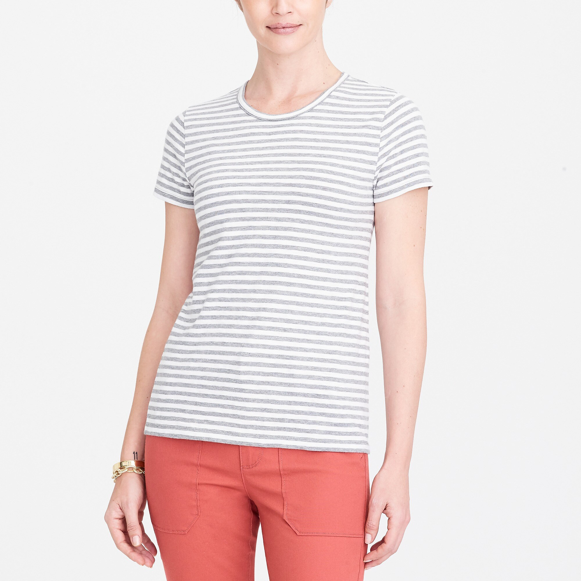 J.Crew Mercantile striped studio T-Shirt | J.Crew Factory