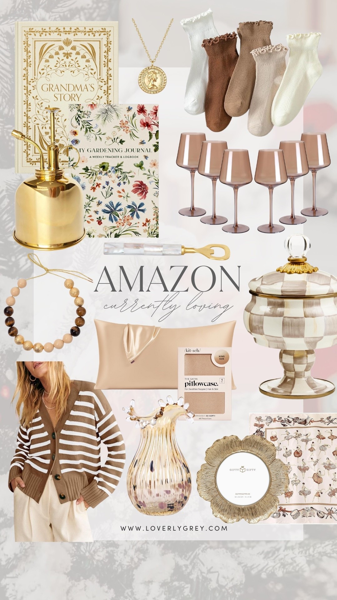 Amazon items I’m currently loving! The journals, gold plant watering spritzer, and satin pillow case are amazing gift options for this holiday season! Plus, the majority of these items will arrive in time for Christmas so order now! 

#LTKHoliday #LTKGiftGuide #LTKSeasonal