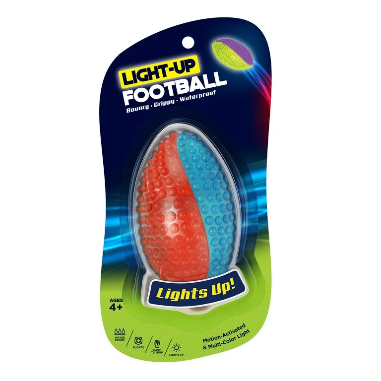 Best Brands Motion Activated Light Up Toss Football for Ages 4+ | Walmart (US)