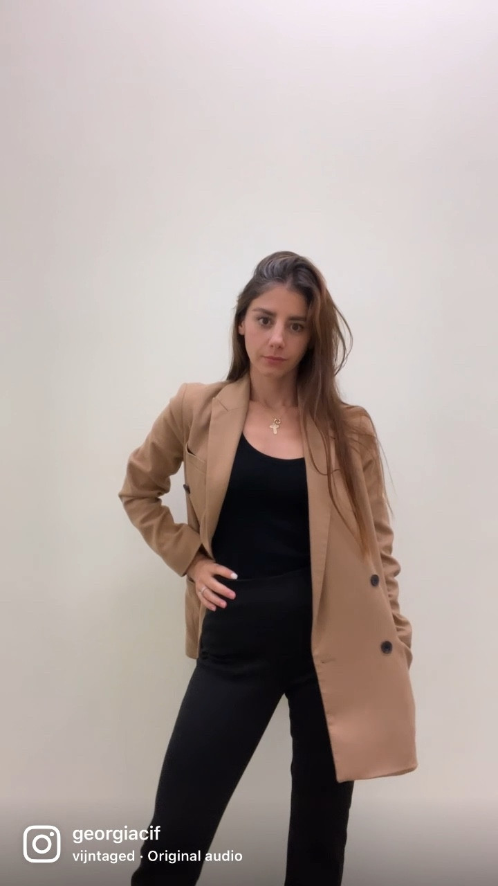 Neutral style, neutral palette, blazer, black pants, black shirt 

#LTKstyletip #LTKSeasonal