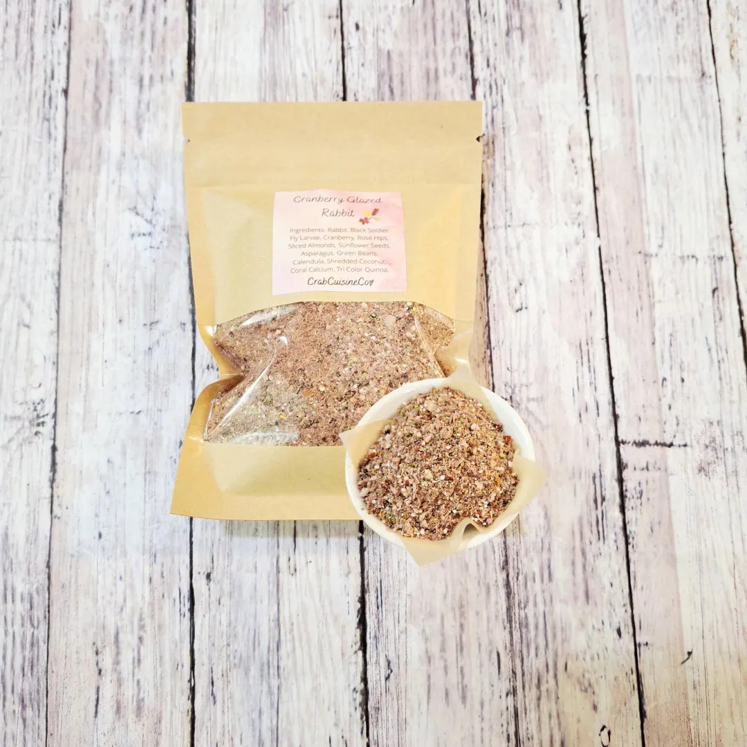 Cranberry Glazed Rabbit - Homemade Hermit Crab Food - Balanced Meal - Etsy | Etsy (US)