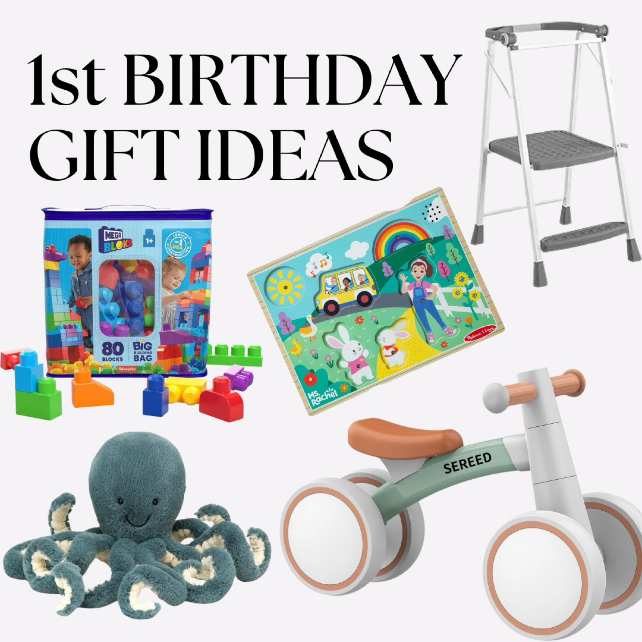 Some first birthday gift ideas!!! Going for practical and things we will use for a long time. 

birthday gifts//toddler//baby

#LTKFamily #LTKFindsUnder50 #LTKBaby