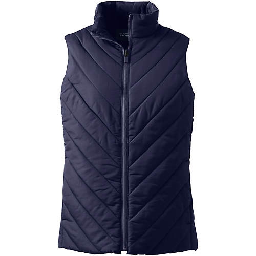 School Uniform Women's Plus Size Insulated Vest | Lands' End (US)