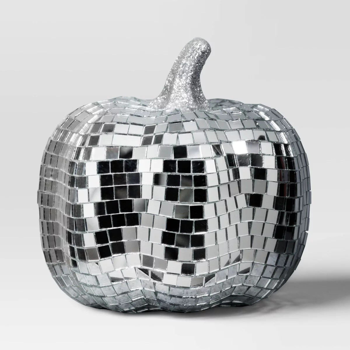 Disco Glass Pumpkin Figurine - Hyde and EEK! Boutique™ Silver | Target