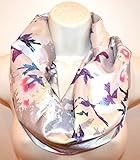 Spring birds infinity scarf, women colorful print scarf, infinity loop, spring/summer/fall infinity  | Amazon (US)