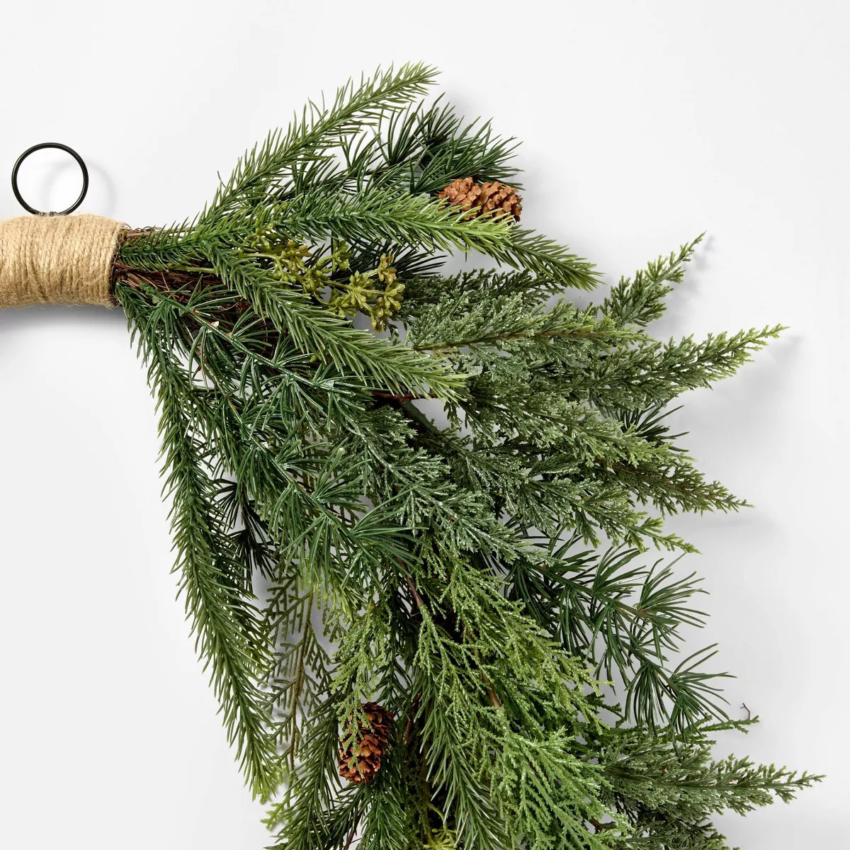 Draping Cedar Holiday Artificial Wreath - Threshold™ designed with Studio McGee | Target
