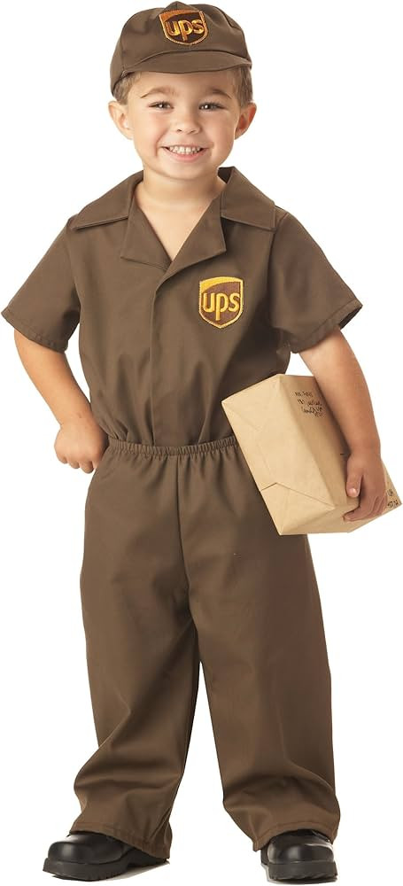 Little Boys' UPS Guy Costume Small (2-3) | Amazon (US)