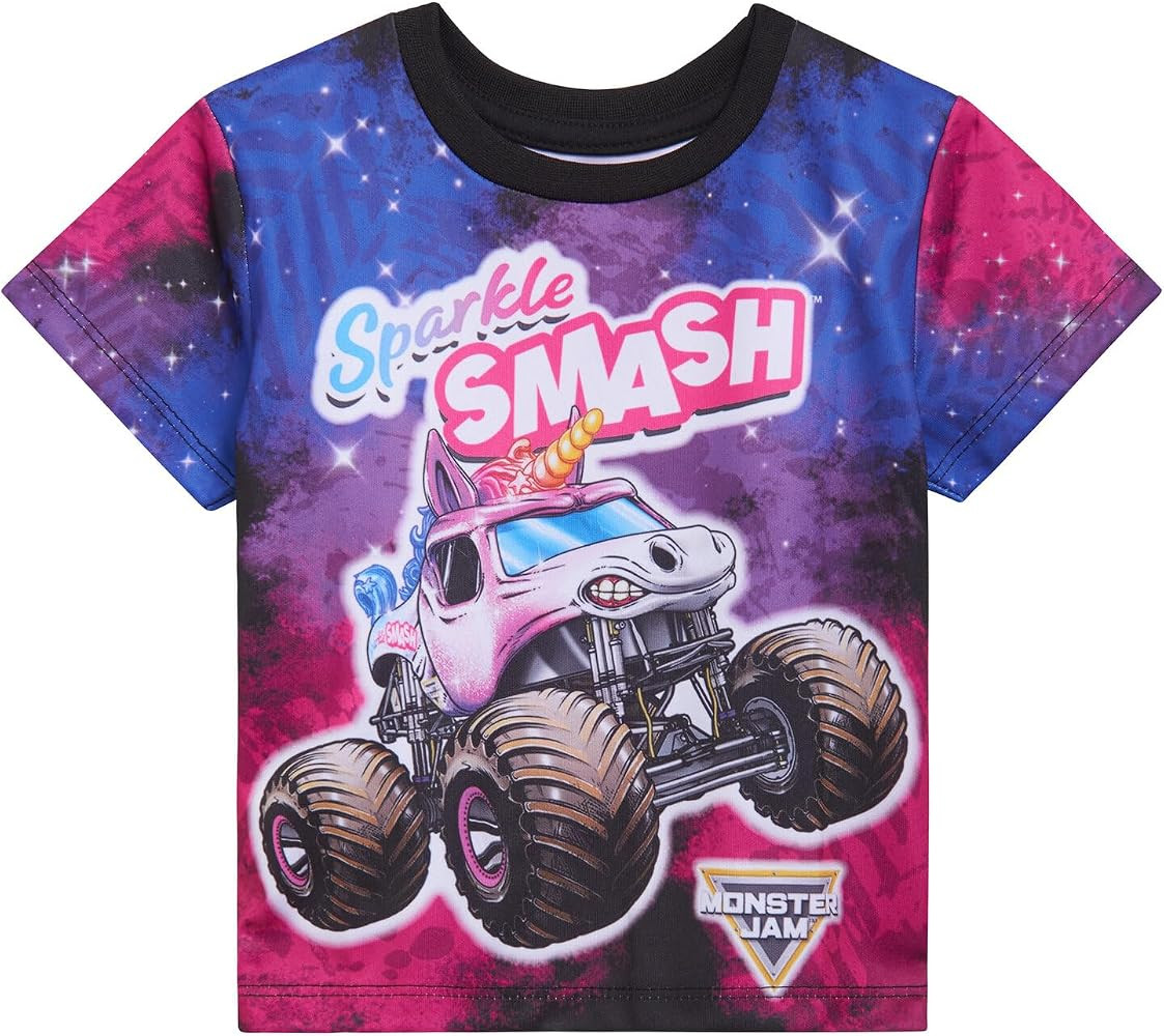 Monster Jam Matching Family T-Shirt Toddler to Adult Grave Digger El Toro Loco Megalodon | Amazon (US)