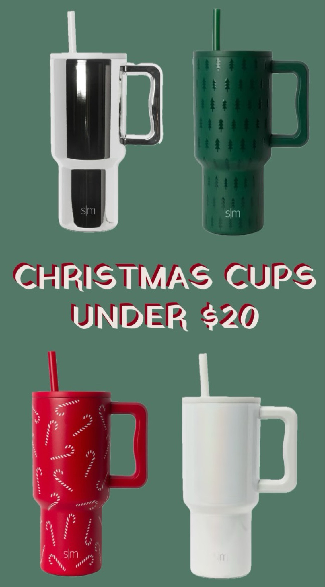 THE Perfect Christmas cup! Sellout risk with these, and they’re all under $20! Such a great gift idea for teachers, friends, or coworkers.
…………….
candy cane tumbler christmas tree tumbler christmas cup christmas tumbler iridescent cup iridescent tumbler stanley dupe brumate dupe walmart finds walmart new arrivals simple modern cup mirrored cup mirrored tumbler teacher gifts under $20 friend gifts under $20 yankee swap under $20 white elephant gifts under $20 green cup green tumbler red cup red tumbler gifts for kids gifts for girls gifts for teens gifts under $20 gifts for friends gifts for teachers teacher gift ideas coworker gifts under $20 coworker gift ideas 

#LTKGiftGuide #LTKKids #LTKHoliday