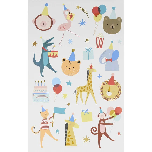 Animal Parade Tattoo Sheets - Kids Toys | Meri Meri from Maisonette | Maisonette