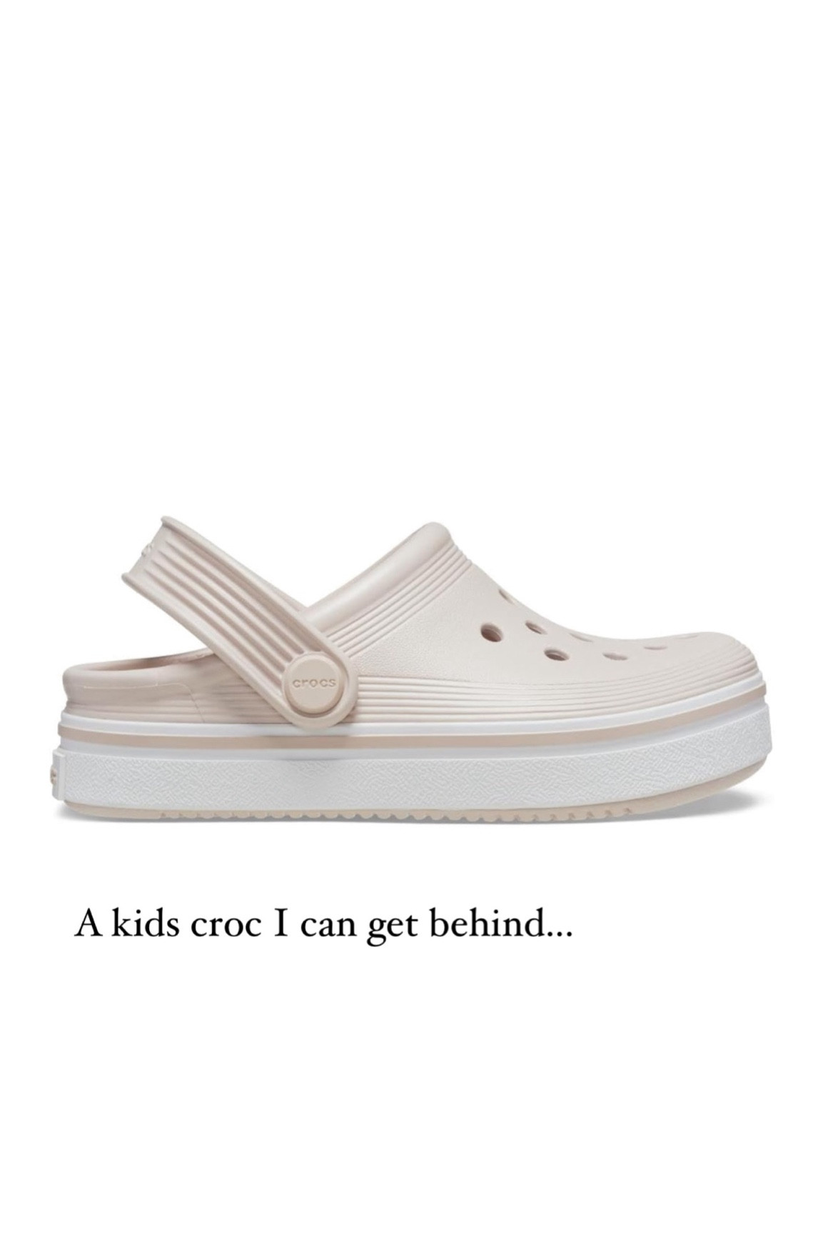 The best looking kids croc I’ve seen.

#kidsshoes #kidscrocs #watershoes #kids #boysshoes #slides #crocs

#LTKFindsUnder50 #LTKSwim #LTKKids
