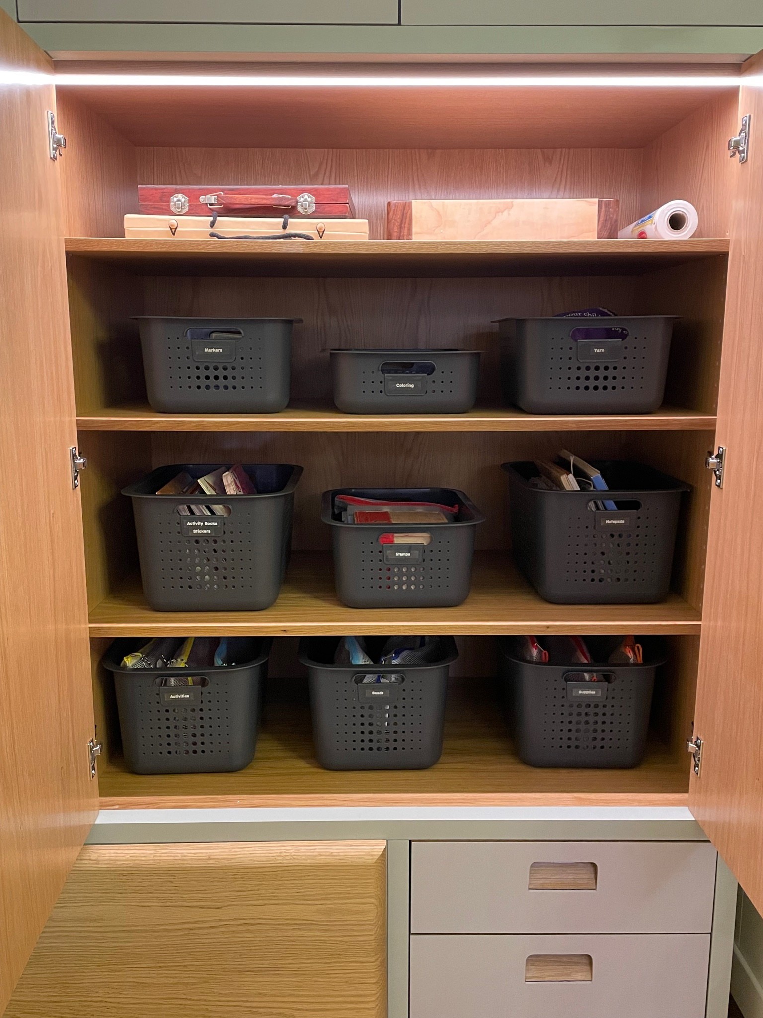 These bins come with or without bamboo lids, and are great in laundry rooms, playrooms, any room! The holes allow for great ventilation, and they are made of 100% post-consumer recycled material.

#LTKfamily #LTKunder50 #LTKhome