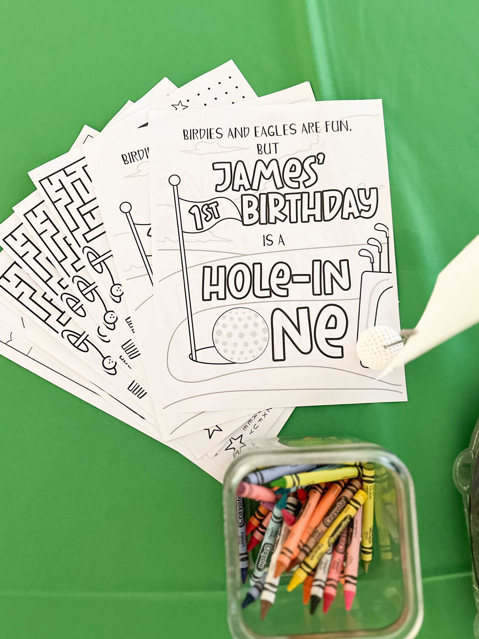 A hole in one first birthday! ⛳️ 

• baby birthday, kids birthday, golf theme, golf party, masters party, par tee, Etsy finds, printable coloring pages, Etsy, baby boy, 

#LTKkids #LTKparties #LTKbaby