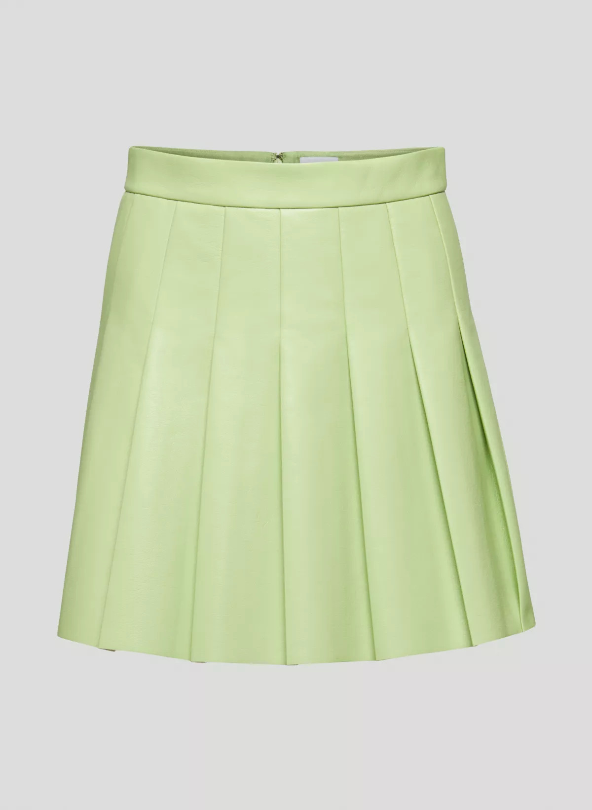 OLIVE MICRO PLEATED SKIRT | Aritzia