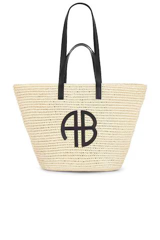 ANINE BING Palermo Tote in Natural from Revolve.com | Revolve Clothing (Global)