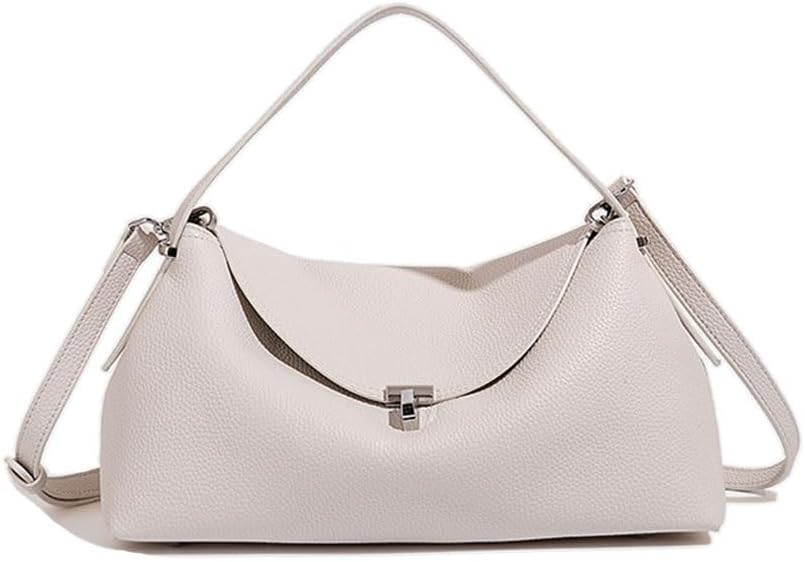 Genuine Leather Handbags for Women,Large Commuting Tote Bags with Removable Shoulder Strap,Should... | Amazon (US)