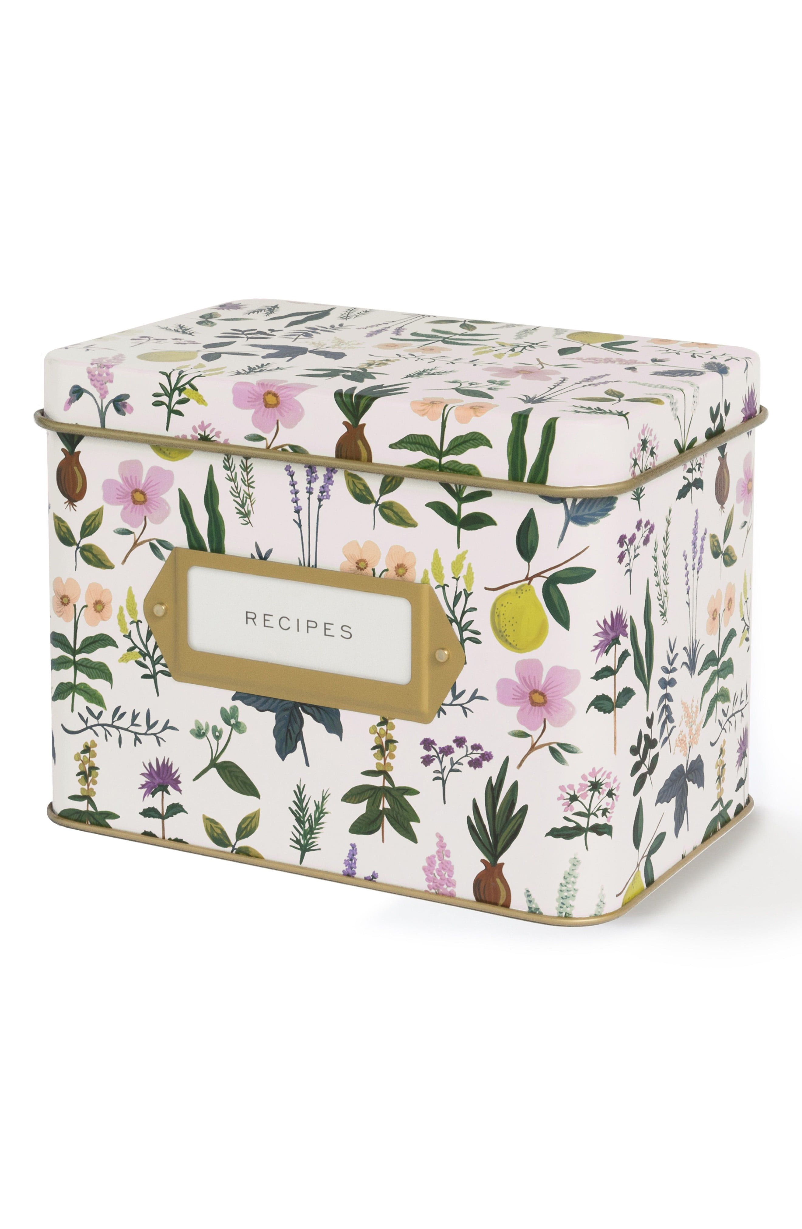 Rifle Paper Co. Herb Garden Recipe Tin | Nordstrom