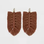 Braided Thread Drop Earrings - Universal Thread™ | Target