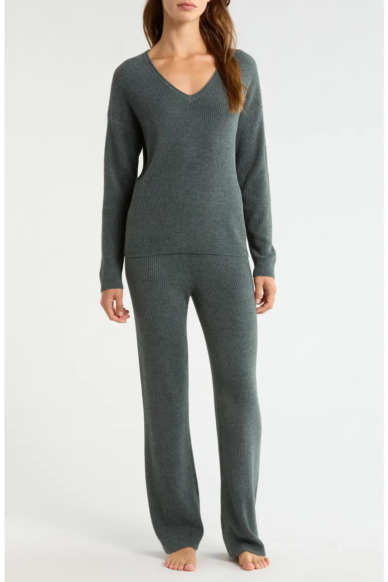 CozyChic® Ultra Lite® Rib Pajamas (Women) | Nordstrom | Nordstrom