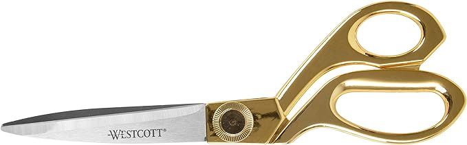 Westcott 8" Gold Finish Scissors (17196) | Amazon (US)