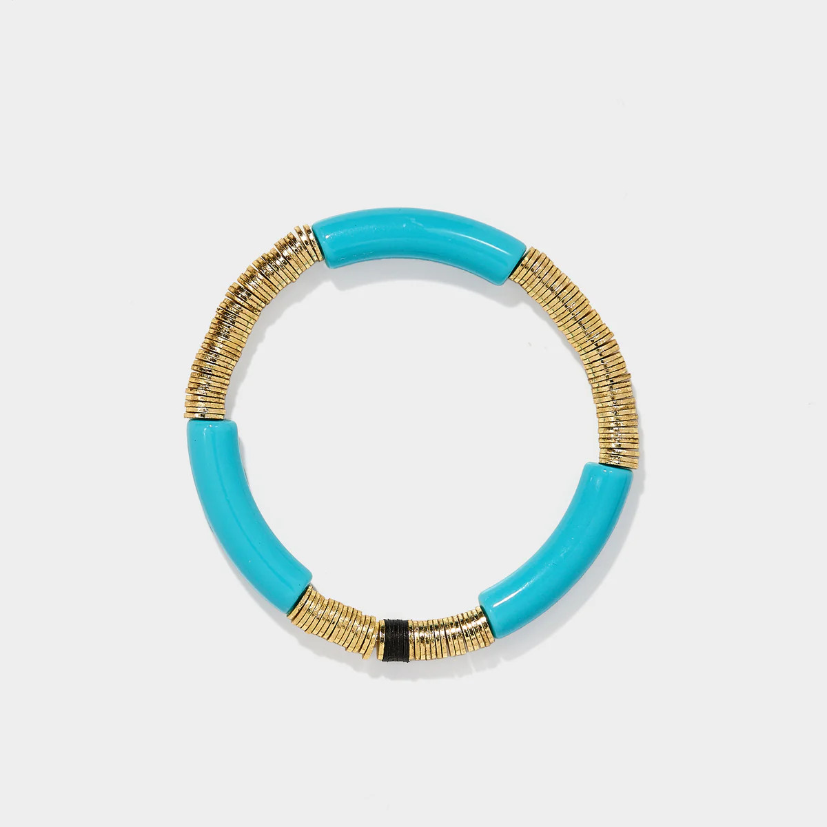 Aqua Blue Zo Bracelet 6mm | Allie + Bess