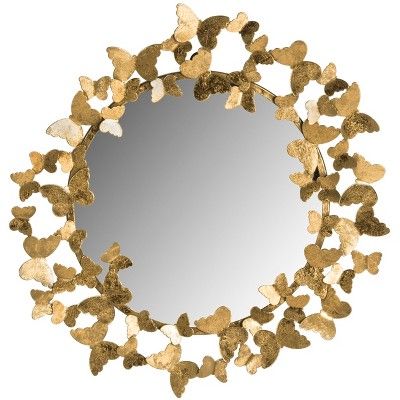 Ruthie Butterfly Mirror Gold - Safavieh | Target
