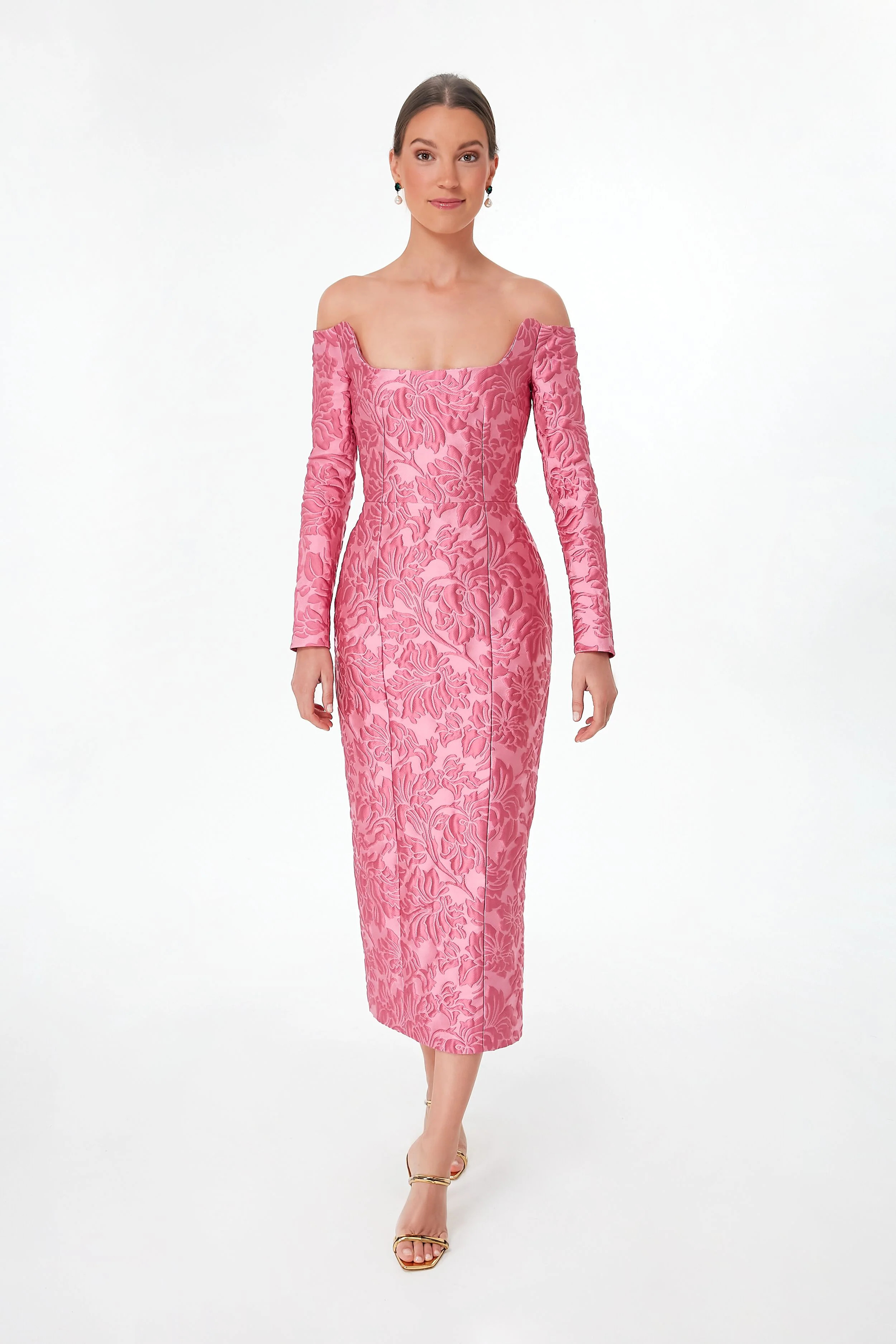 True Rose Deep Floral Birch Dress | Tuckernuck (US)